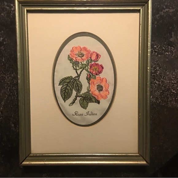 The Weaver Craft Other - ROSA INDIA WOVEN FRAMED PICTURE FEATURES SILK AND RAYON
